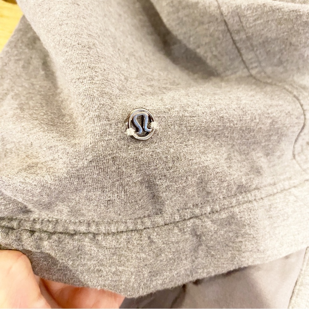 Lululemon | Coast Wrap Open‎ Front Cardigan in Heathered Mod Medium Grey Sz. 4 - Picture 14 of 16